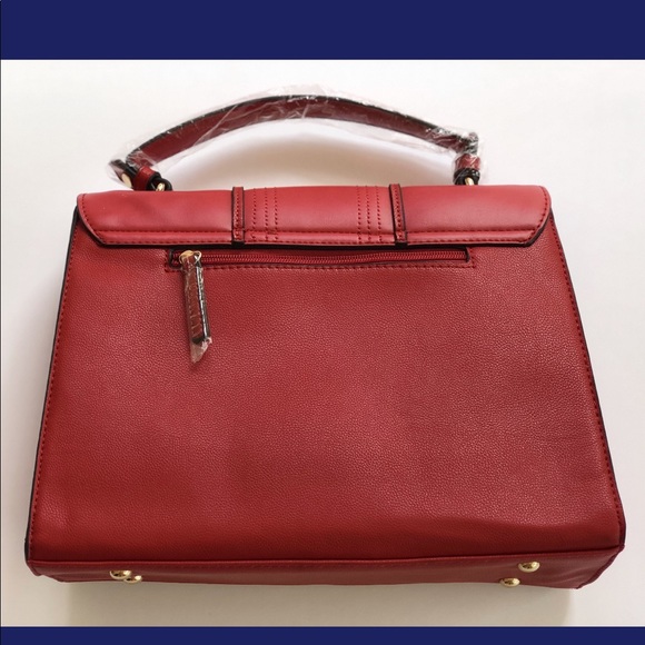 ‘Impulse’ Red Fold Over Handbag Purse - Picture 3 of 8